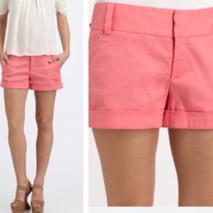 Alice and Olivia light pink shorts